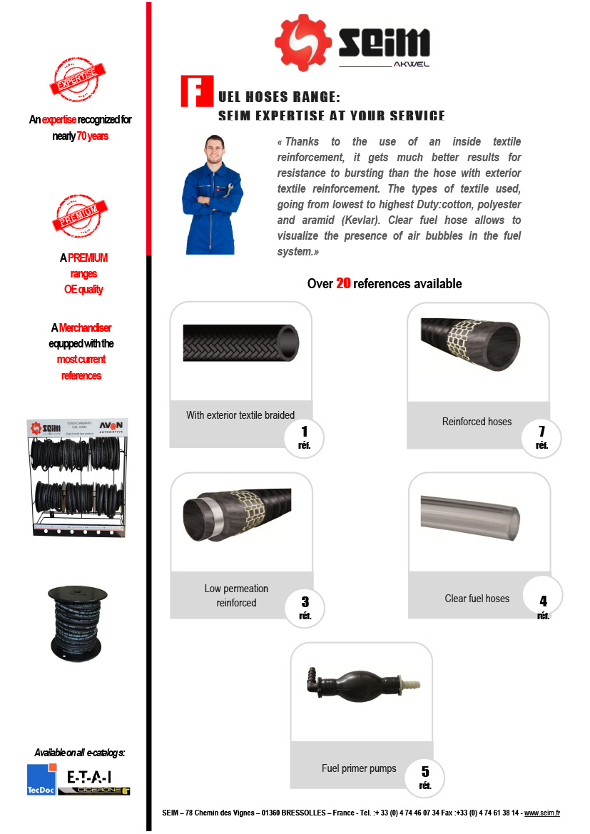 mangueras de combustible